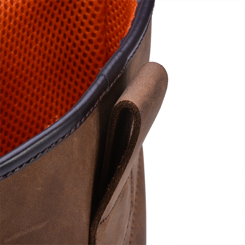 Meilleures bottes de sécurité pour soudeurs de travail durables Chaussures de sécurité pour semelle intercalaire Kelvar de soudage marron H-9437
