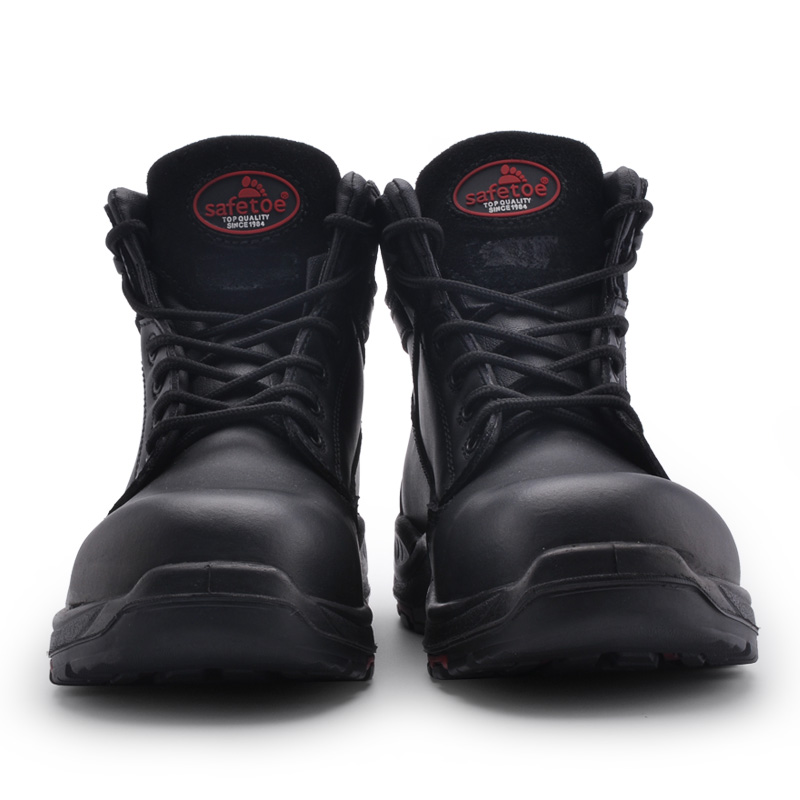 Chaussures de sécurité ESD antistatiques conductrices d'électricité résistantes à l'huile et aux acides M-8370