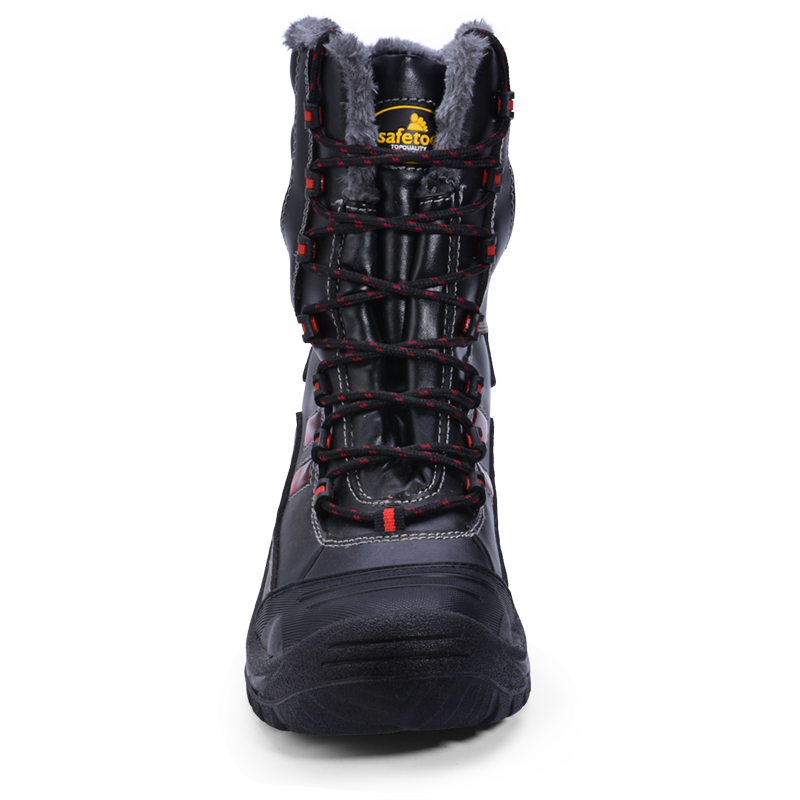Prix ​​​​des chaussures de sécurité du marché de gros d'hiver Mens Steel Toe Warm Winter Safety Work Boots 