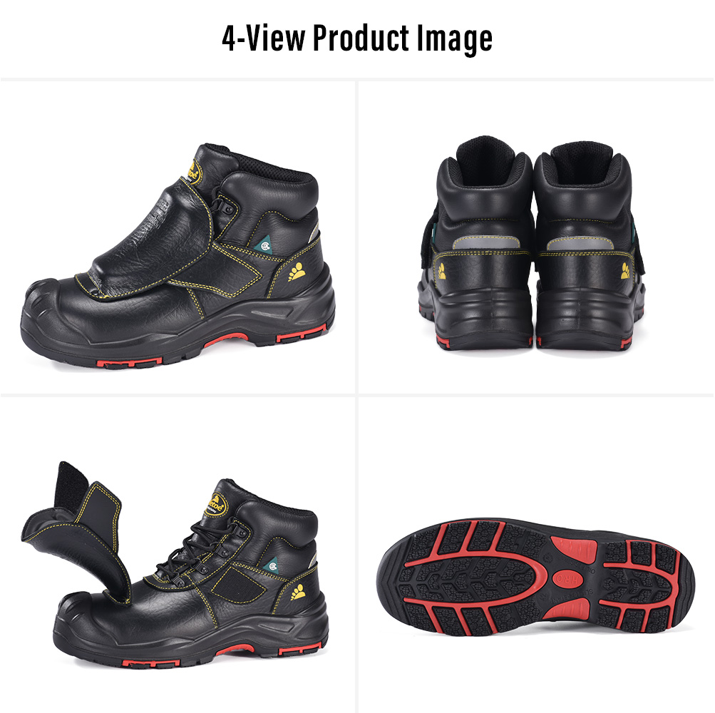 M-8387MP CSA Metatarsal Welding Safety Boots Multi-View M-8387MP Bottes de sécurité pour soudage métatarsien certifiées CSA avec embout composite et protection thermique Multi-View