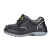 Chaussures de travail en cuir lisse S3 avec embout en acier et plaque de semelle intercalaire en acier L-7163 lisse