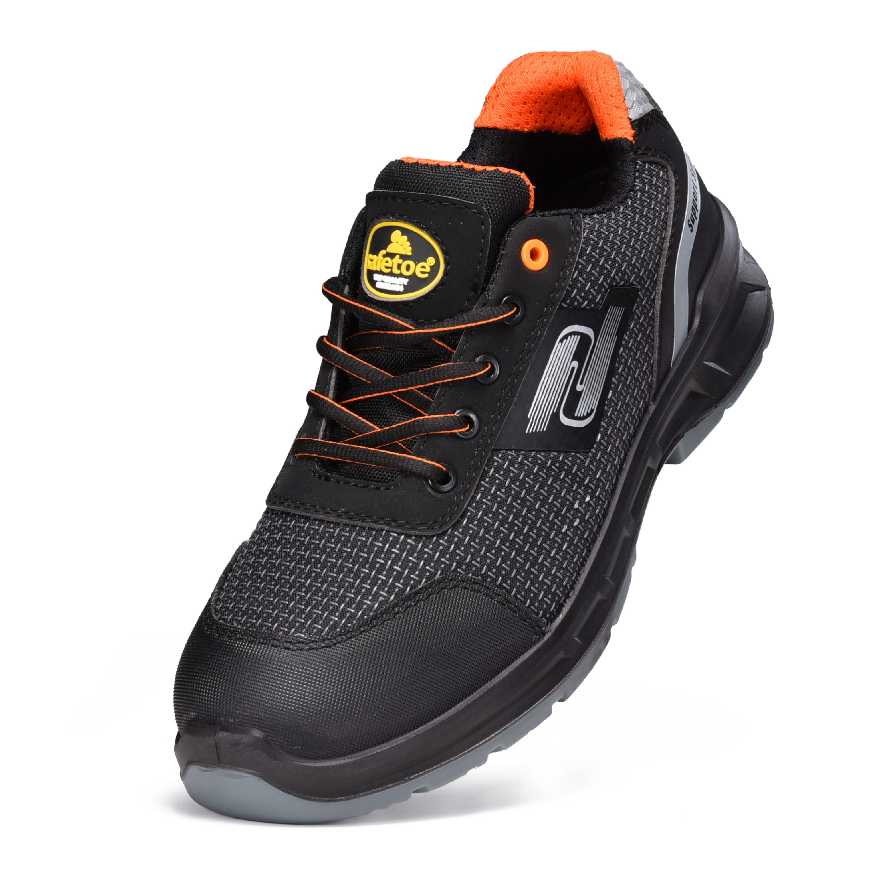 Chaussures de travail légères S1P avec embout composite et plaque en Kevlar L-7512 Orange