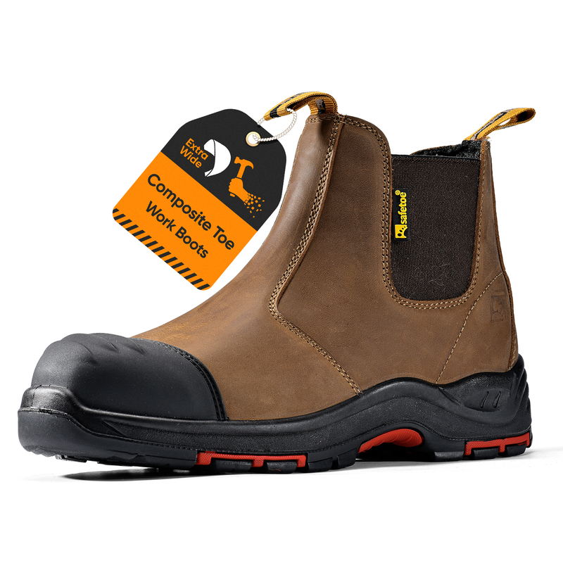 Bottes de travail de sécurité pour concessionnaire (sans métal) M-8025NB