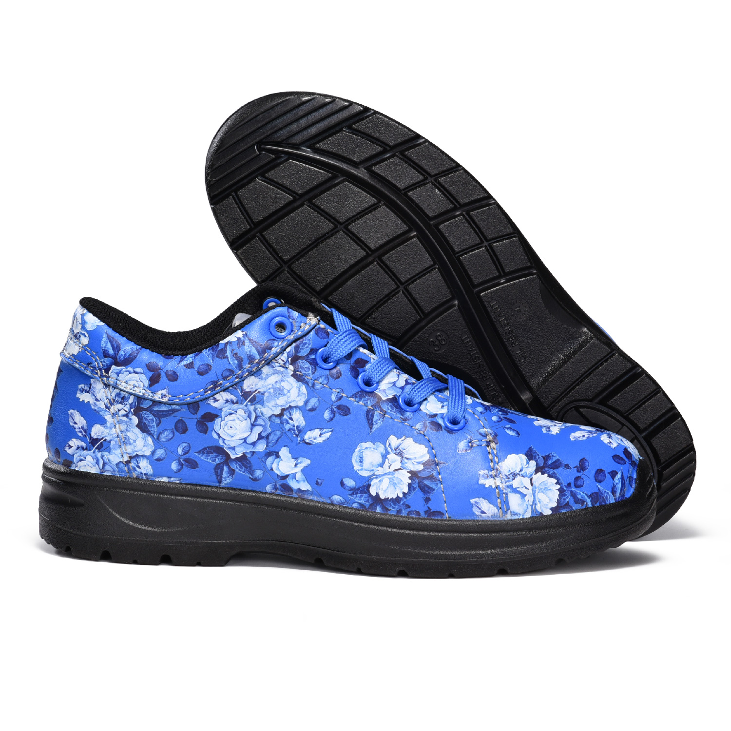 Garden Design Chaussures de sécurité imperméables à bout en acier pour femmes L-7526 Bleu