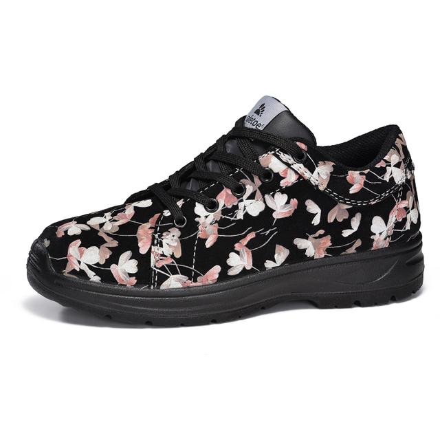 Garden Design Chaussures de travail imperméables à bout en acier pour femmes L-7526 Rose