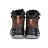 Boots en cuir nubuck en cuir nubuck brun foncé
