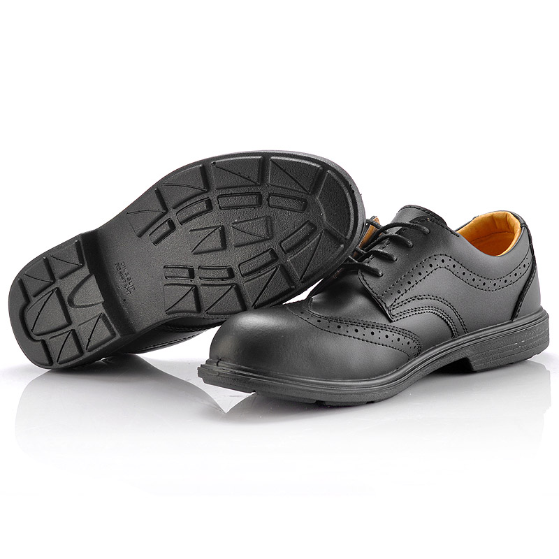 Chaussures de sécurité en cuir S3 pour cadre et gestionnaire avec embout en acier L-7250