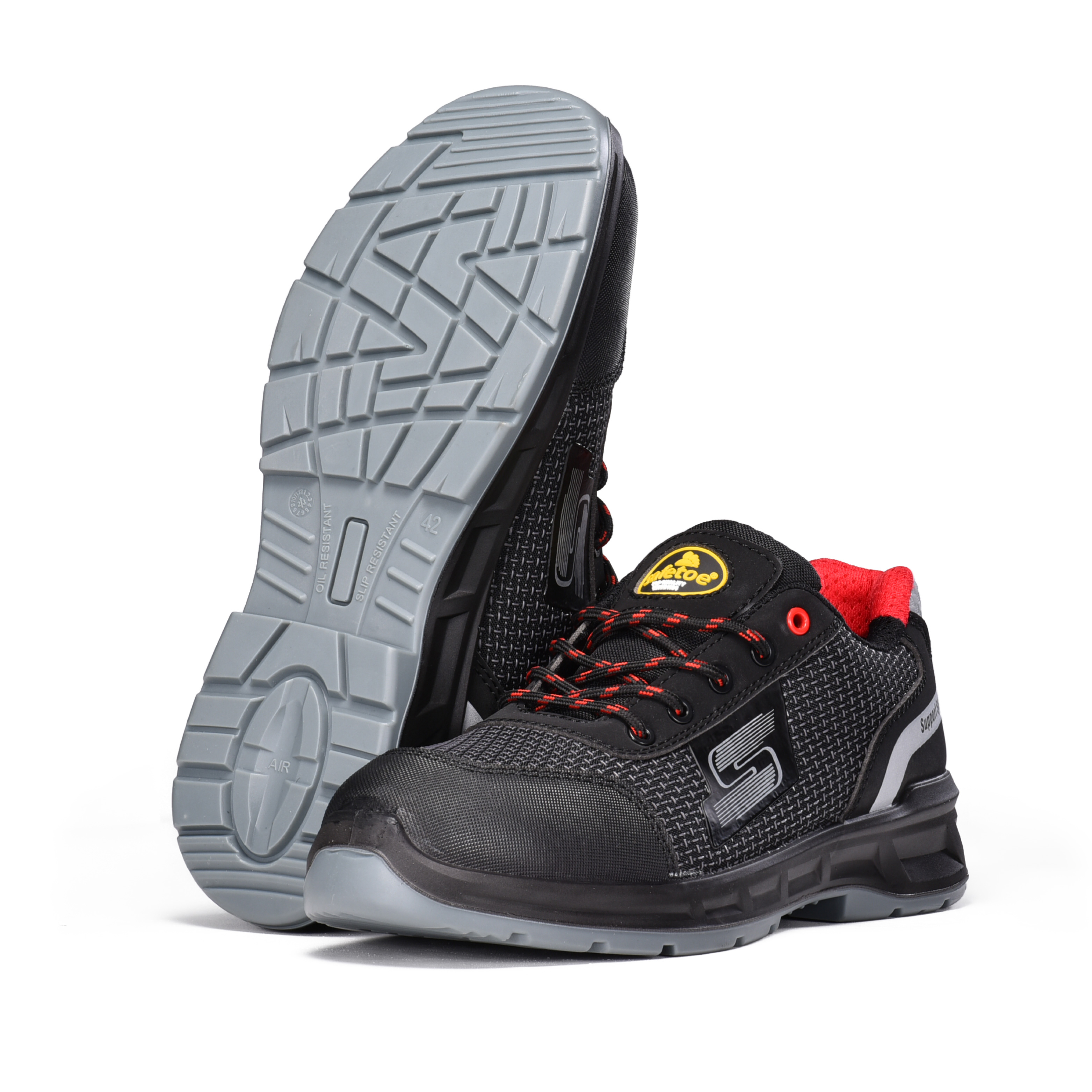 Chaussures de sécurité légères PU-TEK S1P avec embout composite et plaque en Kevlar L-7512