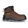 Boots en cuir nubuck en cuir nubuck brun foncé