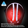 Casque de sécurité rouge pour la construction W-036
