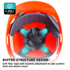 Casques de sécurité du travail de construction W-003 Orange