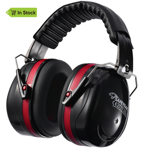 Muffs d'oreille protectrice de l'abse de stock prêt EM-5002 Rouge