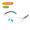 Lunettes de sécurité approuvées CE SG003 Bleu
