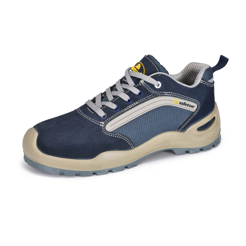 Entrepôt d'orteil en acier léger et chaussures de sécurité logistique L-7296 Bleu