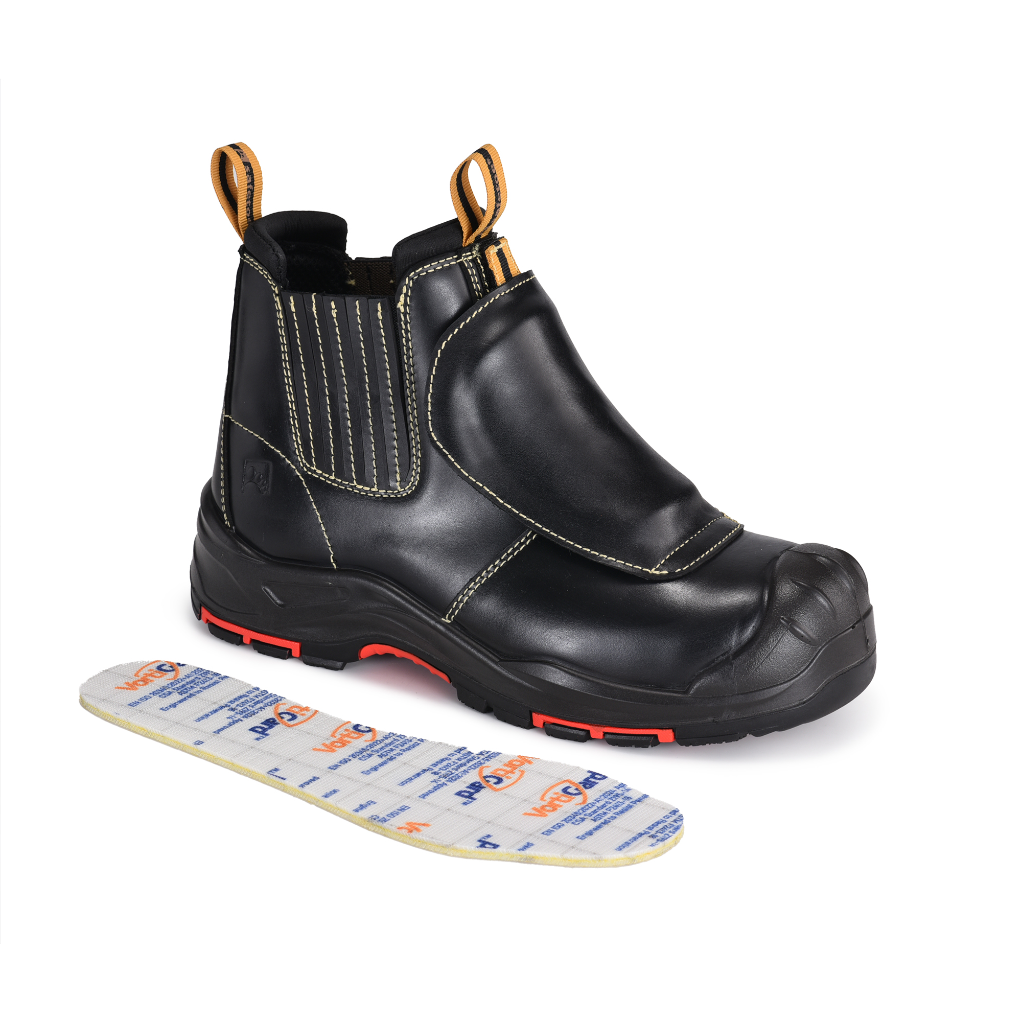 Bottes de travail de soudage Mining Boots de sécurité en métal M-8025NB MP