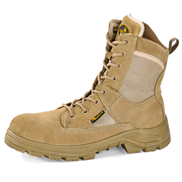 Bottes de travail de sécurité de combat H-9438 Beige