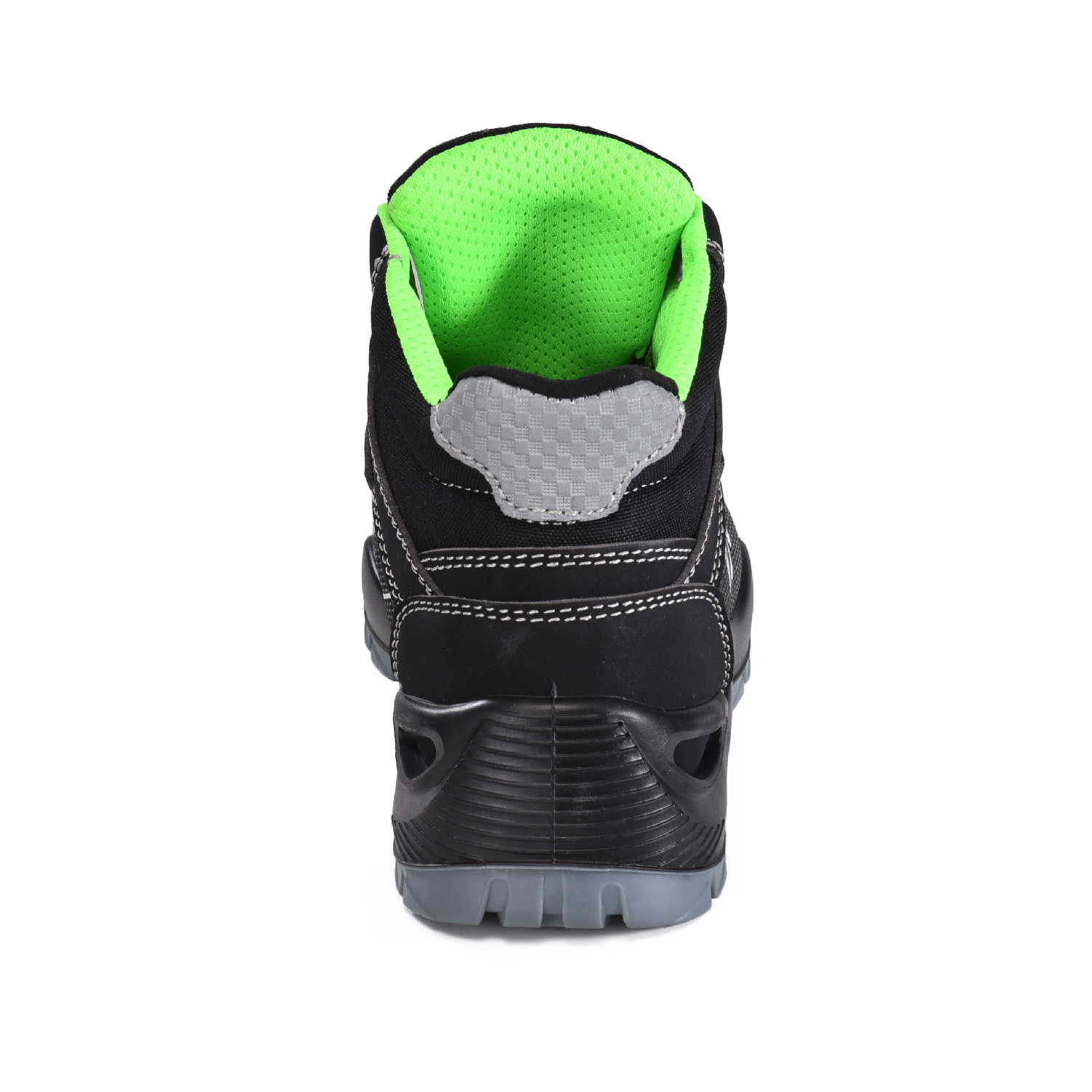 Chaussures de sécurité en tissu de style sport léger respirant pour hommes-M-8576 vert