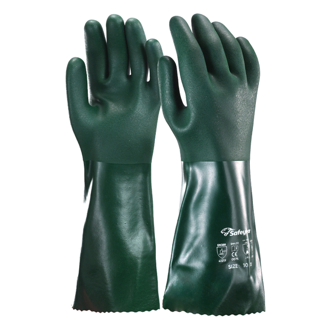 Gants de travail résistants aux produits chimiques et à l'huile GSP0211 Vert