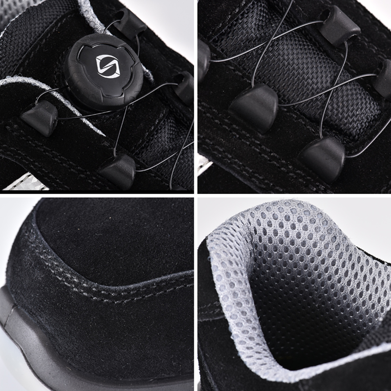 Chaussures de sécurité S1P sans métal sportive avec système de verrouillage Twist L-7329
