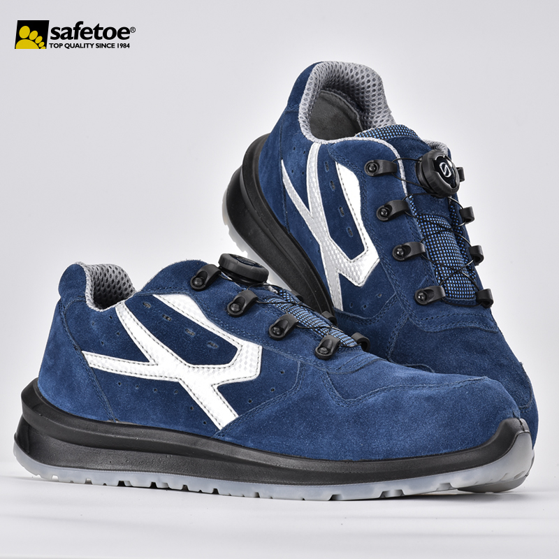 Chaussures de sécurité sportives sans métal avec fermeture TLS L-7328