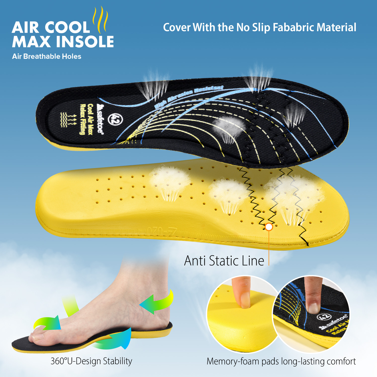 Bottes de soudage de travail de sécurité durables pour les travailleurs soudeurs M-8387