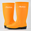 Bottes de pluie robustes à bout en acier W-6037 jaune