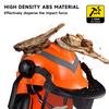 Casques forestiers et protection contre le bouclier facial M-5009 Orange