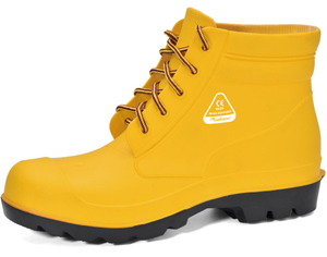 Bottes de pluie à orteils en acier W-6050 Jaune