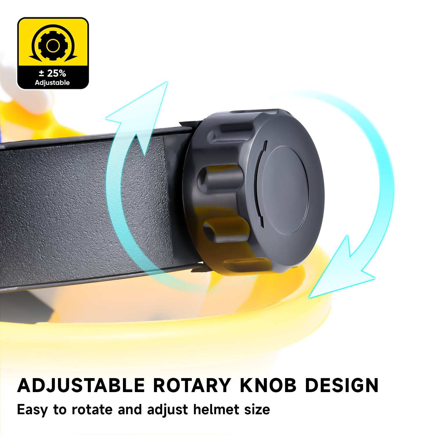 Casque de sécurité américaine W-036 Jaune
