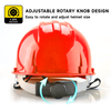 Casque de sécurité minière W-001 rouge