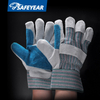 Gants de travail en cuir pour la construction FL-1015 Bleu