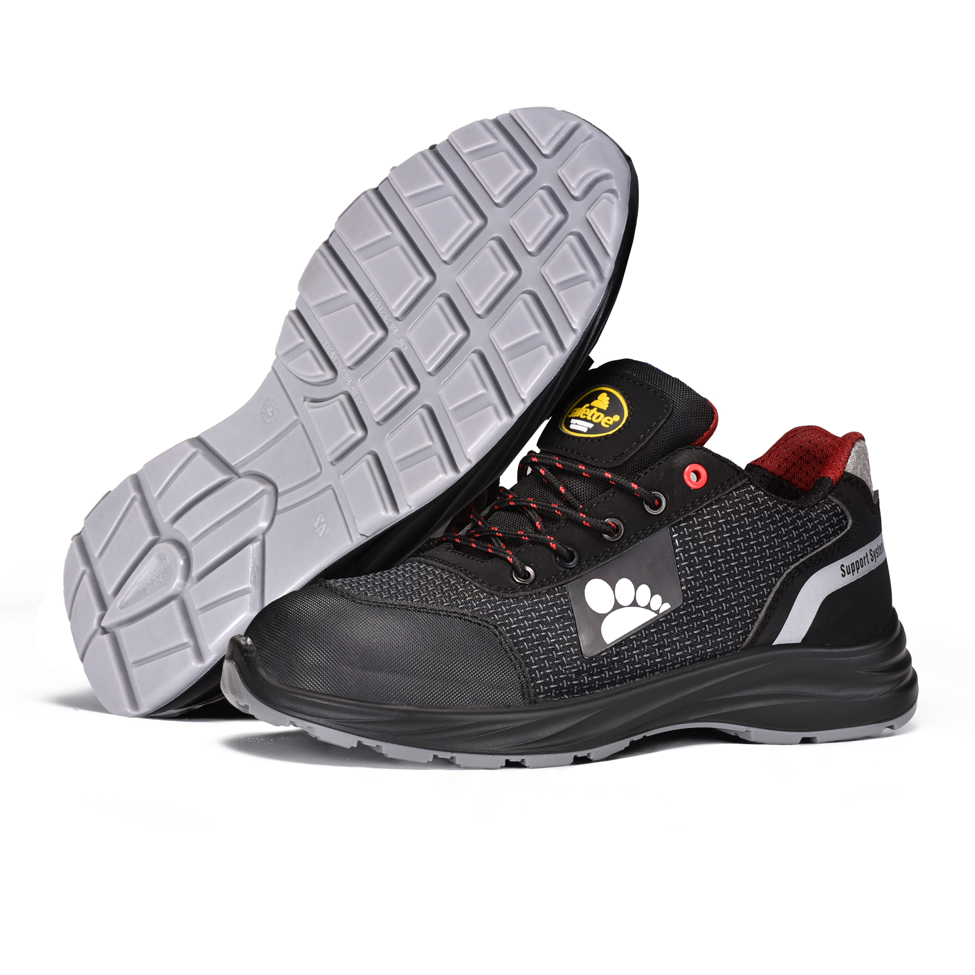 PU-TEK LETTRAEUX S1P SANTÉS CHAUSSIONS avec orteil composite et plaque Kevlar L-7512