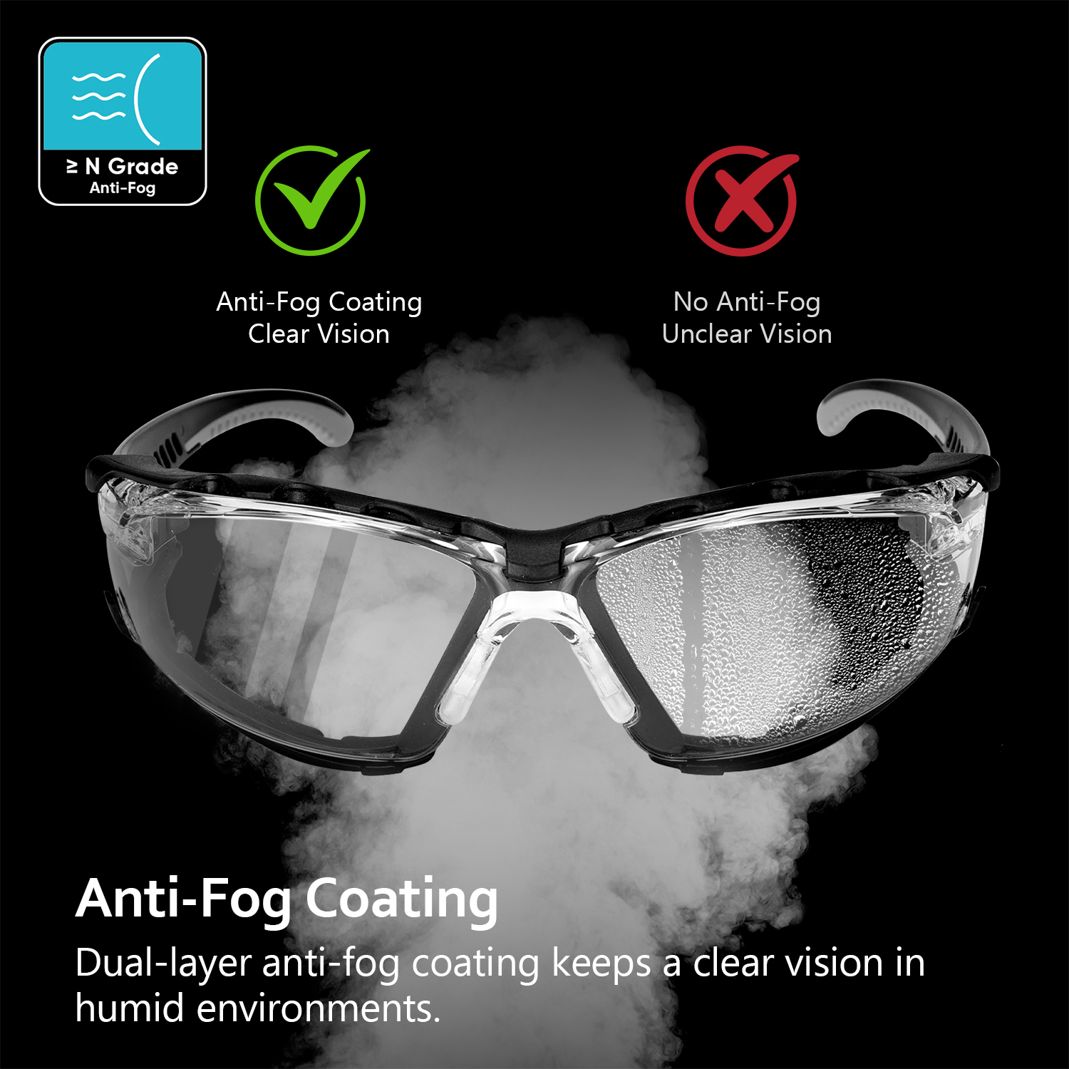 Lunettes industrielles Lunes de sécurité protectrices pour les travailleurs SG037
