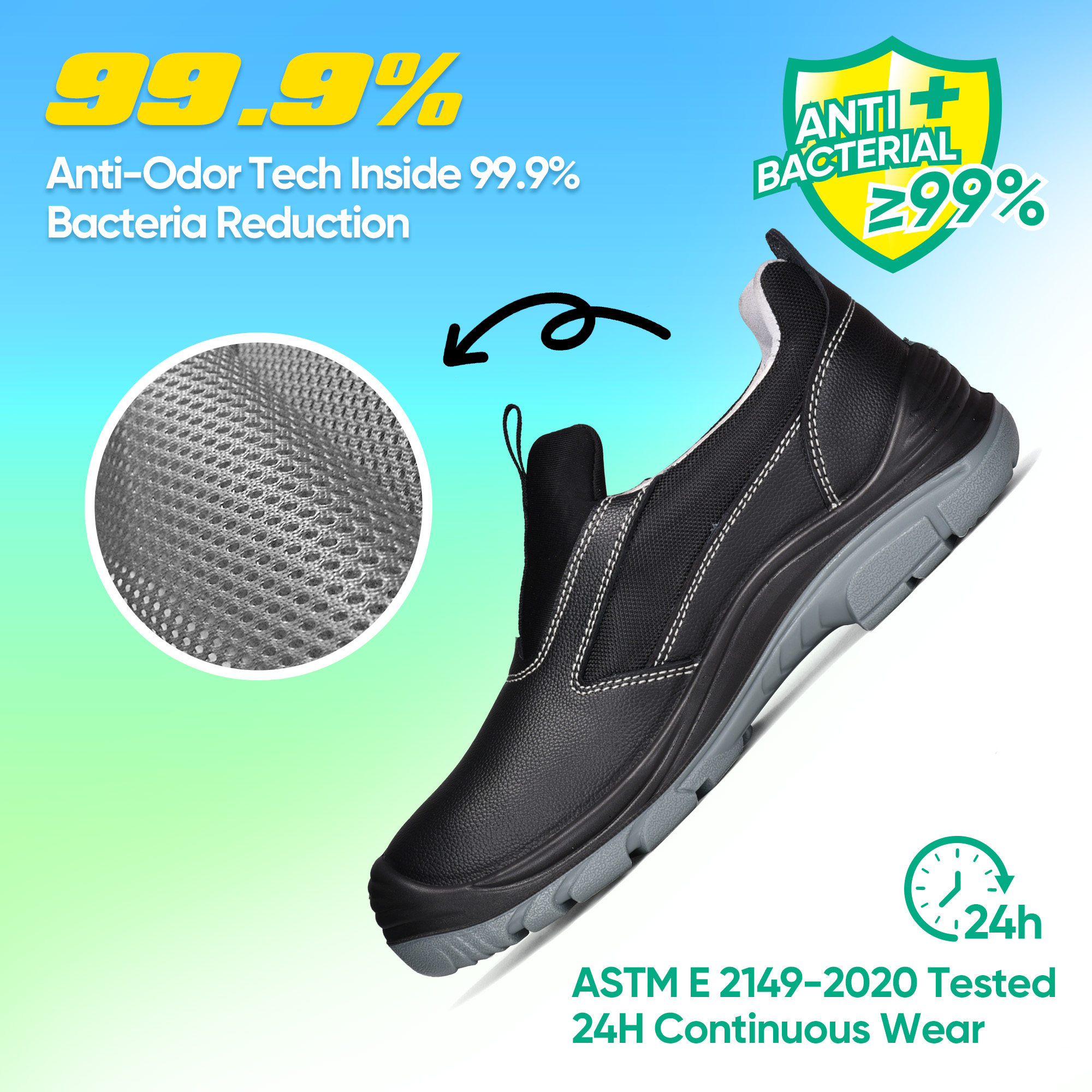 Super Laceless à basse coupe S3 Cap