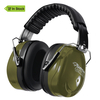 Muffs d'oreille protecteurs ABS Prêt Abs EM-5002 Green