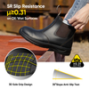 Chaussures de travail sans glissement pour femmes meilleures orteils en acier traction sur les bottes de travail des femmes M-8025W