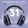 ABS Protection auditive Muffs Muffs Protective Muffs Ready Stock FM-1B BLUE