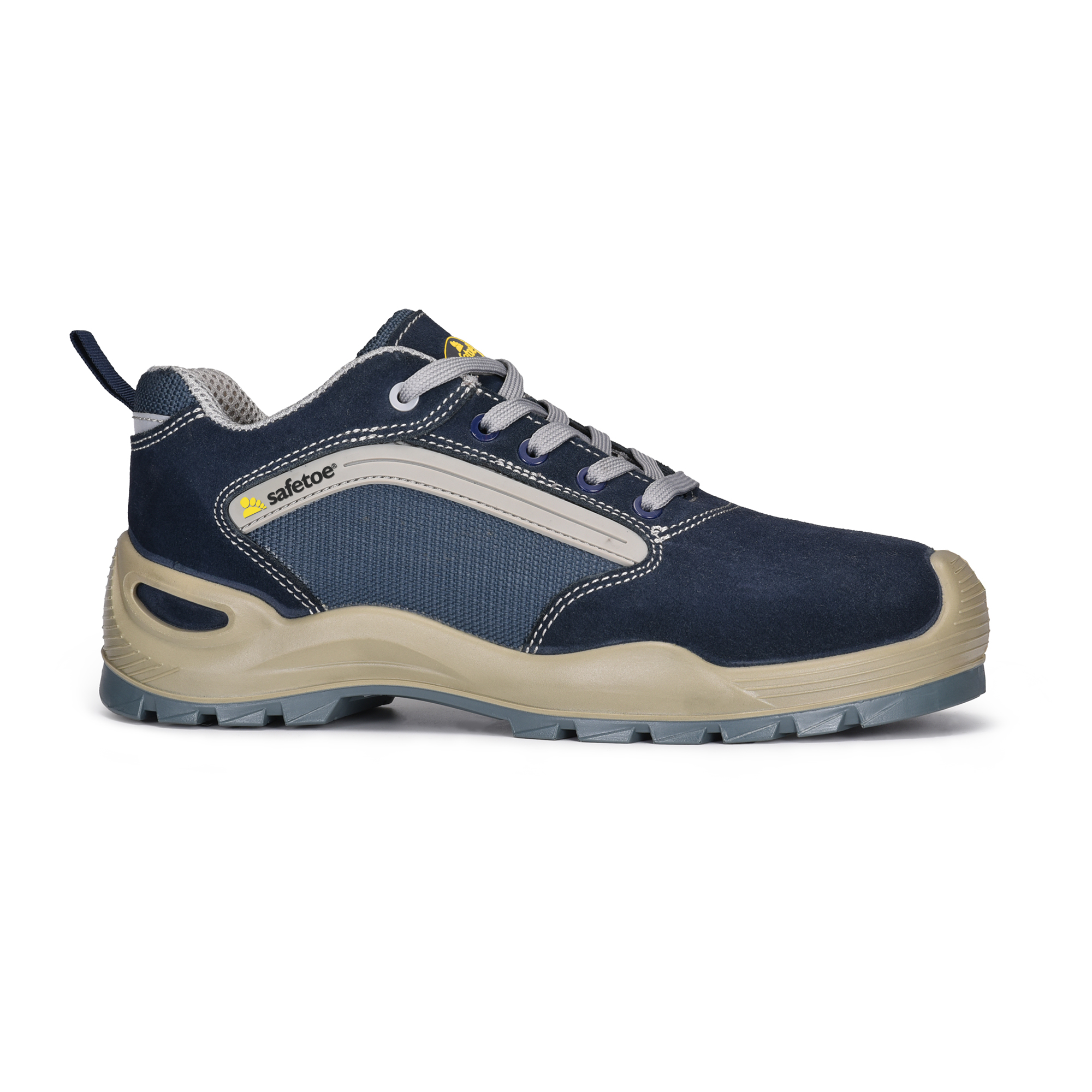 Entrepôt d'orteil en acier léger et chaussures de sécurité logistique L-7296 Bleu