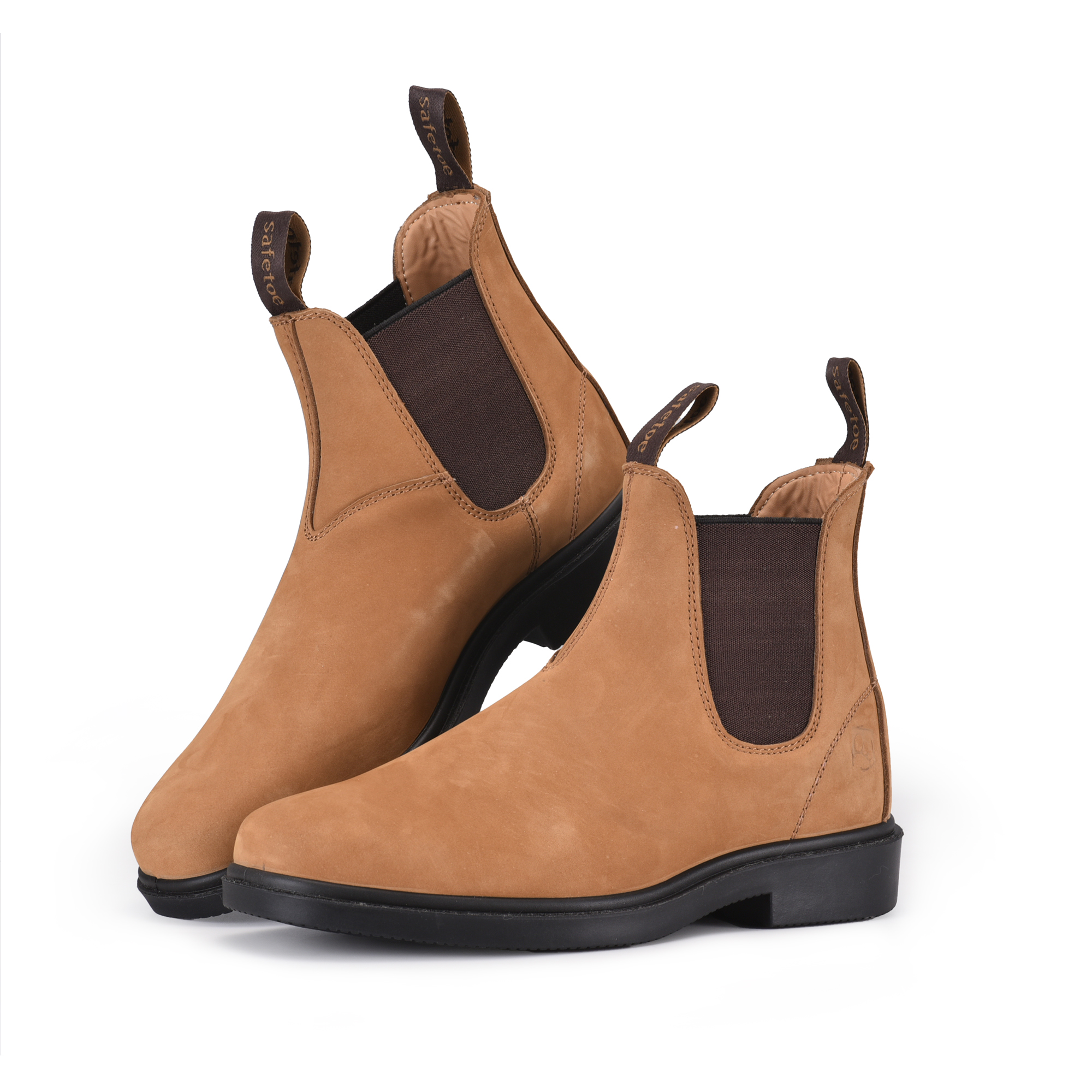 S3 Slip on Lameless Chelsea Boots Work Israel & Australia M-8316 Beige