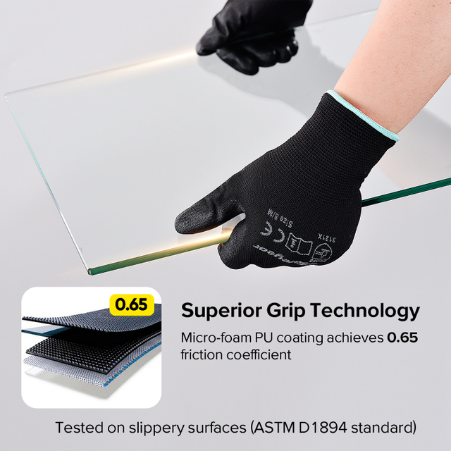 Gants de travail de sécurité PU PN8003 