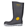 Bottes de pluie imperméables de sécurité en PVC avec embout en acier et plaque d'acier W-6055