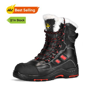 Bottes de travail d'hiver en fourrure chaude Ready Stock H-9550