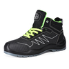 Chaussures de sécurité en tissu de style sport léger respirant pour hommes-M-8576 vert