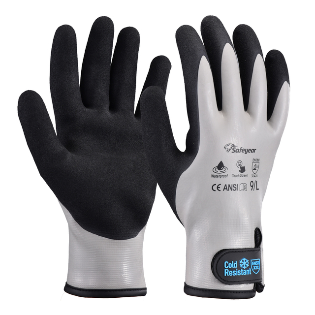 Gants de travail imperméables par temps froid | Isolation thermique