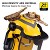 Casques de sécurité de protection du bouclier facial M-5009 Jaune