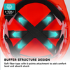 Casque de travail de construction rouge W-002 