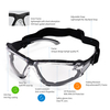 Lunettes industrielles Lunes de sécurité protectrices pour les travailleurs SG037