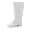 Bottes de travail en caoutchouc – Bottes de pluie imperméables en PVC pour le nettoyage et les environnements humides, blanches