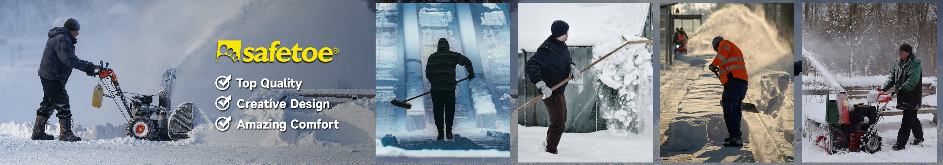 Bottes de travail de stockage d'hiver et de froid