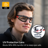  Lunettes de sécurité protectrices pour les femmes SG037 rouge